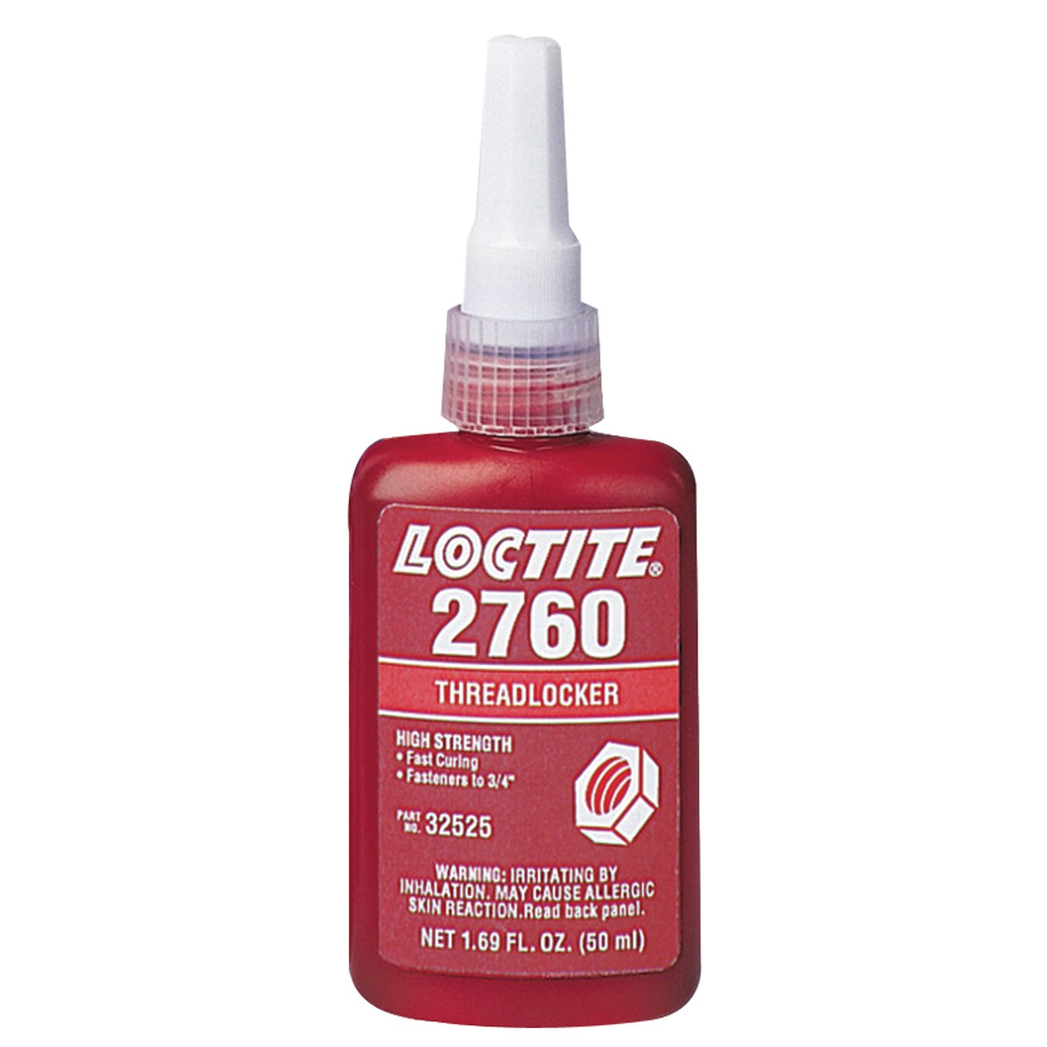 LOCTITE 32525 2760 RED PRIMERLESS THREADLOCKERS DE ALTA RESISTENCIA, 1.69 oz, 1.7 fl oz