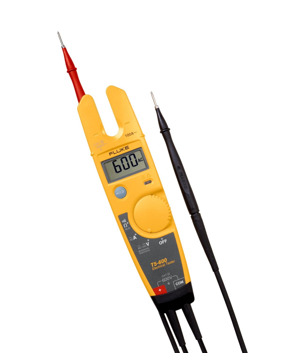 Fluke T5-600 Voltage, Continuity and Current Digital Electrical Tester Meter
