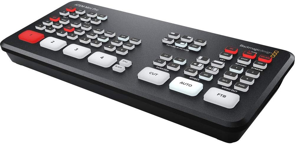 BLACKMAGIC DESIGN ATEM MINI PRO HDMI CONMUTADOR DE TRANSMISIÓN EN VIVO