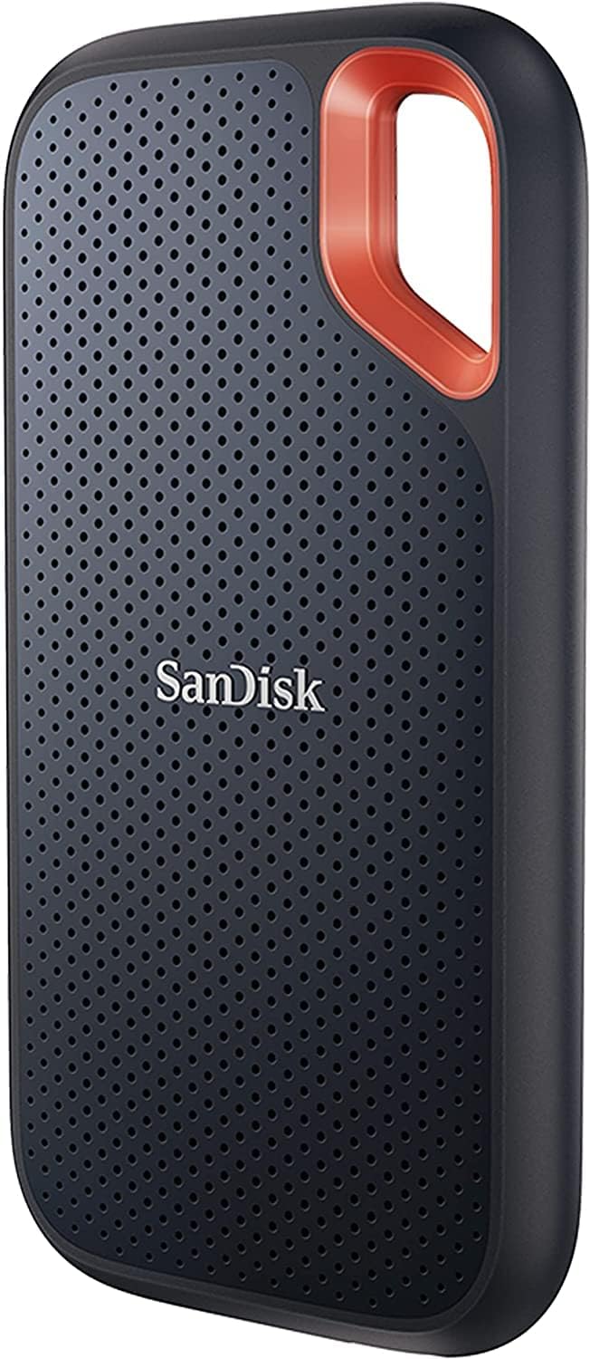 SanDisk Extreme - SSD portátil de 4 TB (SSD NVMe portátil, USB-C, Velocidad de Lectura de hasta 1050 MB/s y Velocidad de Escritura de 1000 MB/s, Resistente al Agua y al Polvo), Color Negro