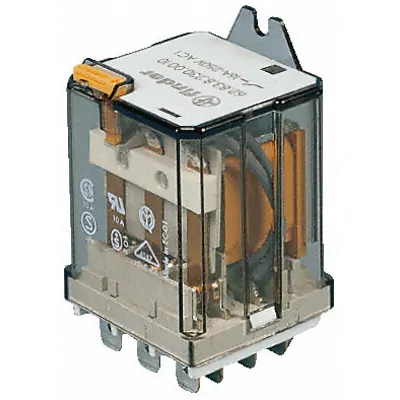 62.82.8.024.0000 FINDER - RELES DE POTENCIA FINDER SERIE 62, DPDT, BOBINA 24V AC, MONTAJE CON BRIDA.