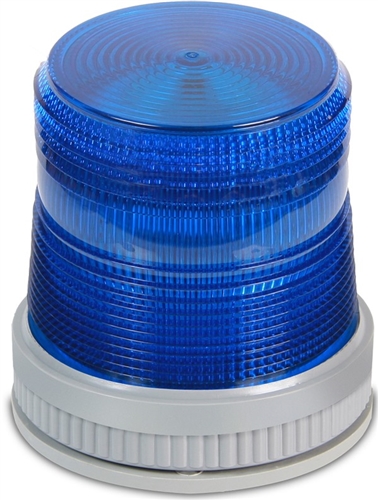 EDWARDS SIGNALING PRODUCTS (105FINHB-N5) FLASHING HALOGEN LIGHT MODULE, BLUE, 120 VAC 50/60 HZ, 0.2 A