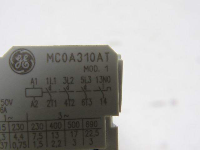 GENERAL ELECTRIC GE MC0A310AT Contactor