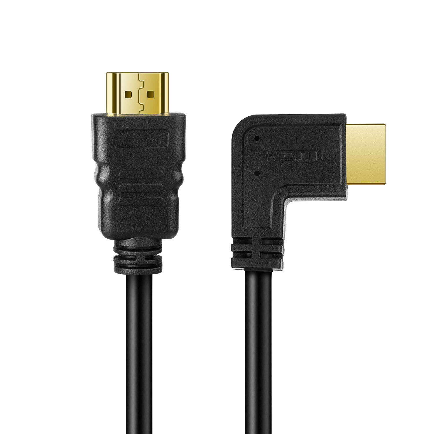 Right Angle HDMI Cable 3FT High Speed HDMI 2.0 Cord Supports 4K60hz HDR 10.