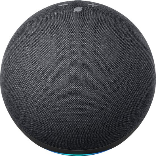 Echo (4th Gen) With premium sound, smart home hub, and Alexa - Charcoal