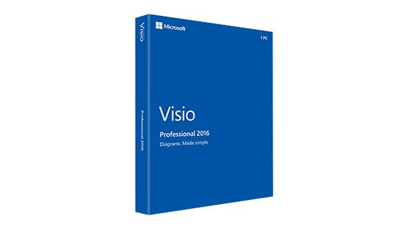 VISIO PRO 2016 32-BIT/X64 ESPANOL de Microsoft. Shipping Weight 90.00 grs