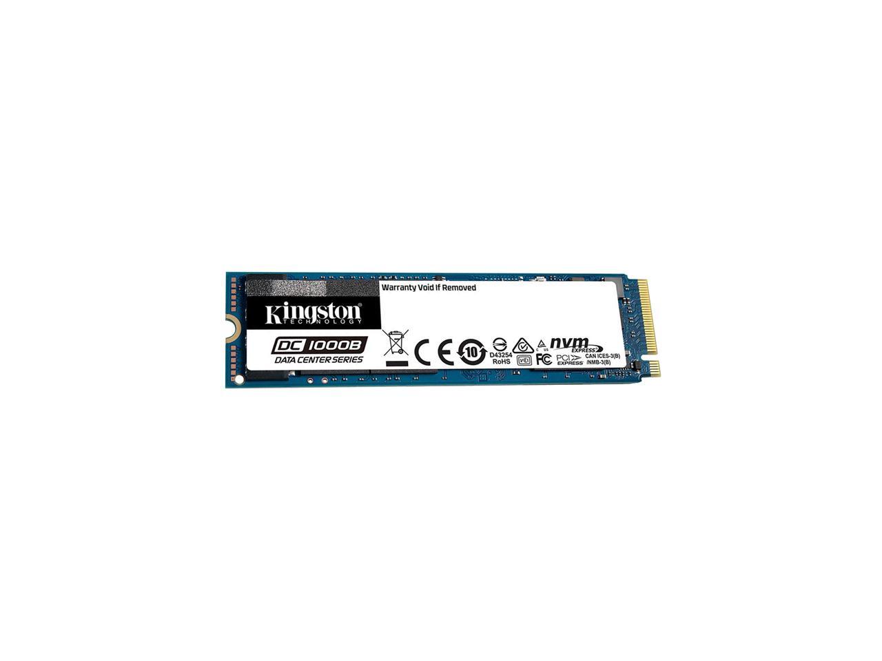 Kingston DC1000B SEDC1000BM8/960G M.2 2280 960GB PCIe NVMe Gen3 x4 3D TLC Enterprise Solid State Drive.