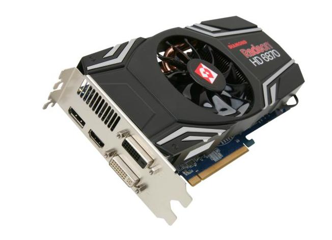 DIAMOND 6870PE51GV2 Radeon HD 6870 1GB GDDR5 de 256-bit PCI Express 2.1 x16 HDCP Listo Soporte CrossFireX Tarjeta de vídeo