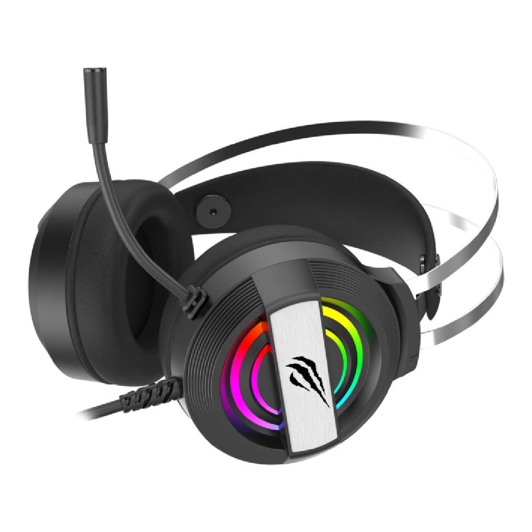 DIADEMA HAVIT GAMENOTE E-SPORTS GAMER NEGRO 3.5MM H2026D 6M DE GARANTIA