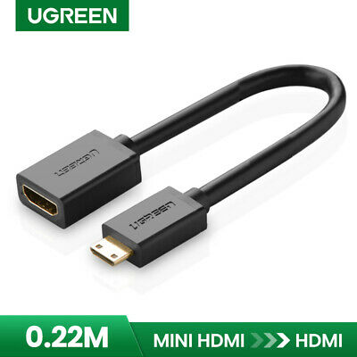 Ugreen Mini HDMI to HDMI Cable Male To Female HDMI Adapter 4K UHD for Moniter