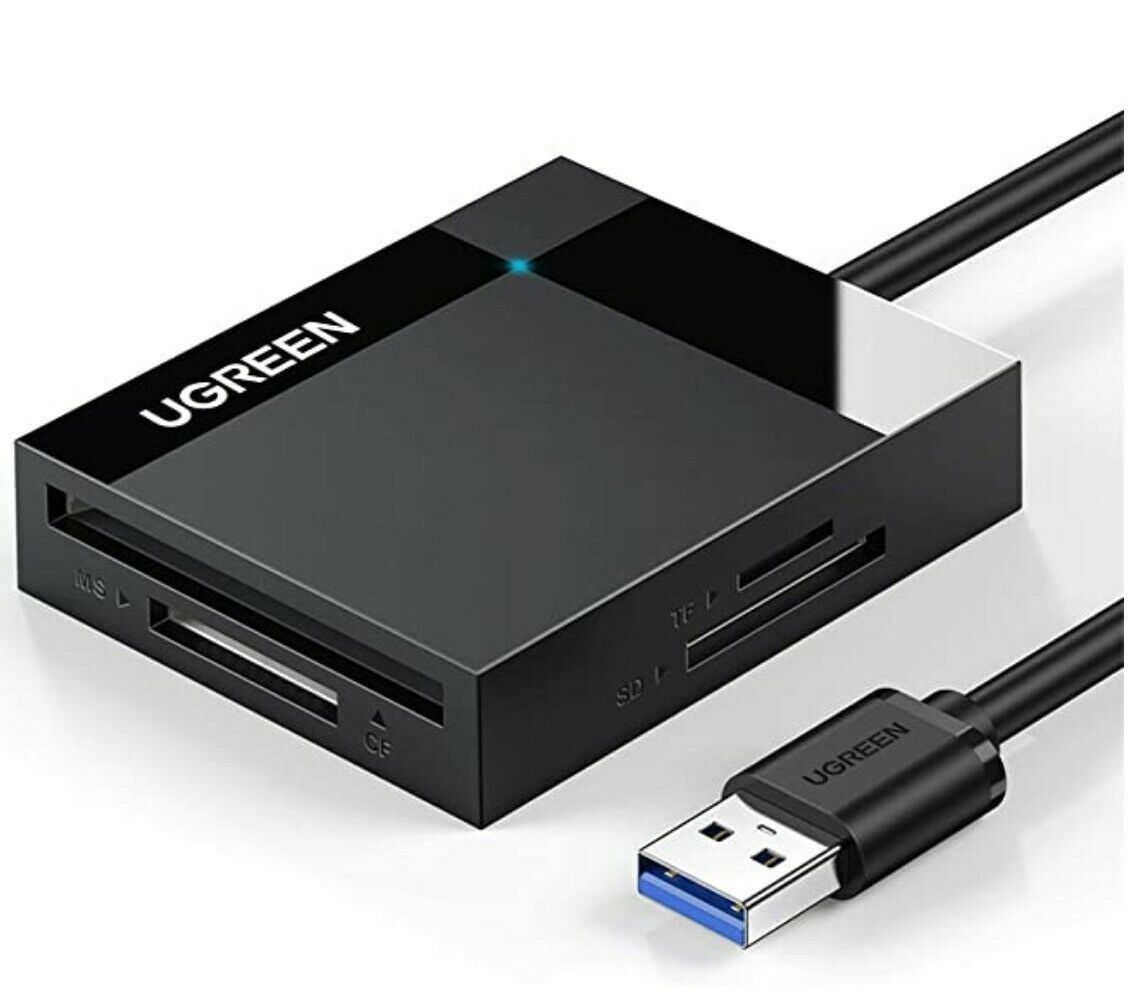 4-in-1 USB 3.0 SD/TF Card Reader