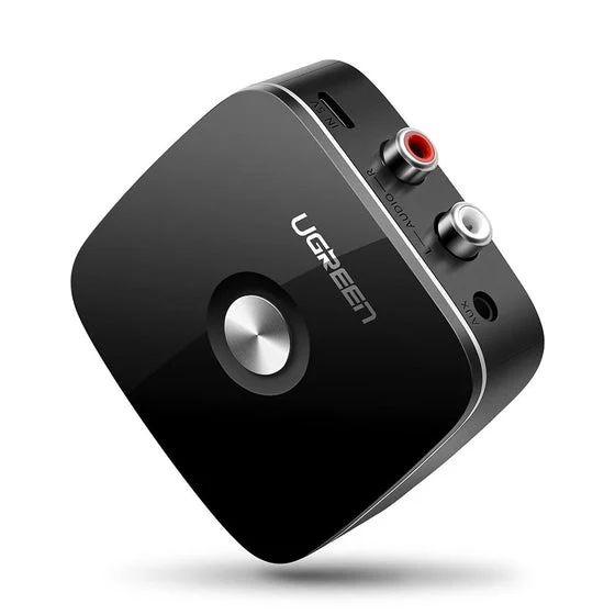 Receptor de Audio Bluetooth a RCA o Auxiliar 3,5mm, Reconeccion Automatica, Hasta 10m