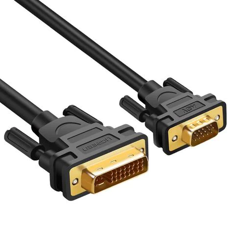 CABLE DE VIDEO UGREENo DVI A VGA M/M, 1M, NEGRO