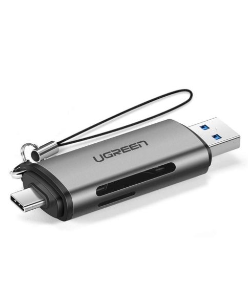 LECTOR DE TARJETA UGREEN USB-C/TF/SDCON CABLE USB