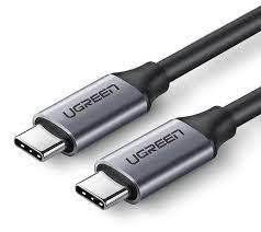 CABLE UGREEN USB TIPO C A TIPOCE M/M, 1.5M, NEGRO
