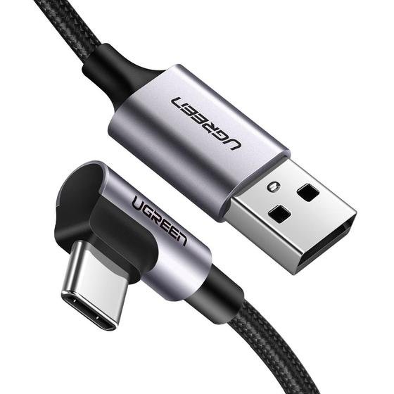 Cable UGREEN 50940 - USB-A a USB-C - 0.5m - Negro/Gris