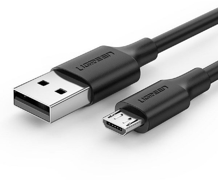 Ugreen 1.5m USB 2.0 Micro to Type-A USB Cable - Black