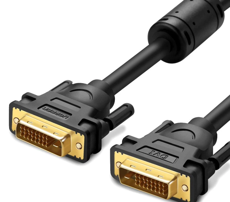 Ugreen Cable DVI-D Macho - DVI-D Macho, 1 Metro, Negro