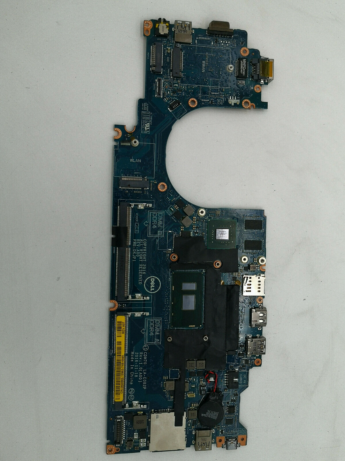 6W882 para la placa del sistema de la placa base Dell Latitude 5480 i7-7600u Nvidia Graphics (reacondicionado)
