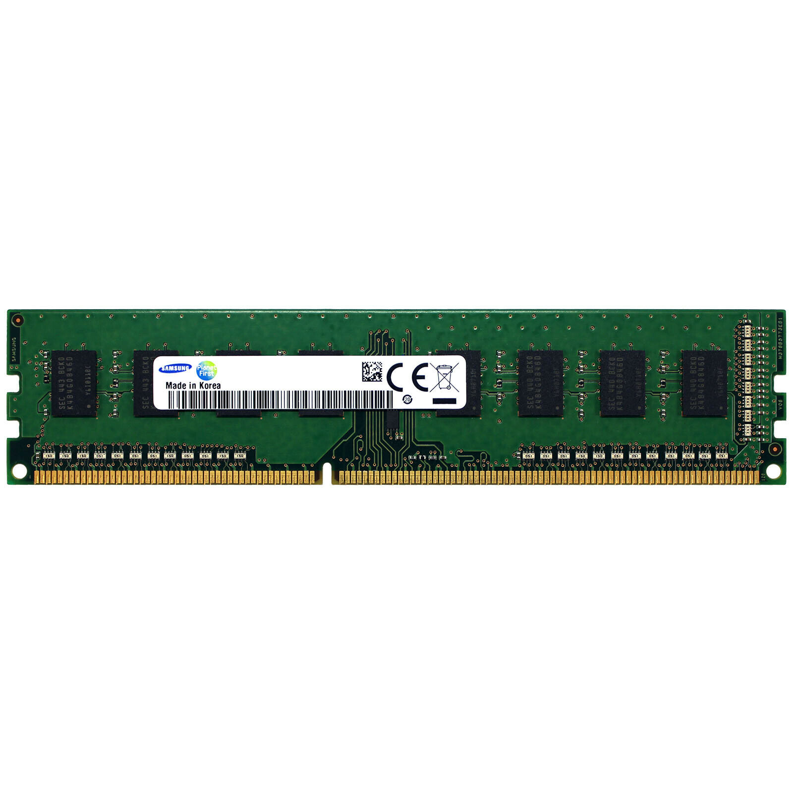 Samsung 4GB 1Rx8 PC3-12800 DDR3 1600MHz 1.5V DIMM Desktop Memory RAM 1 x 4GB