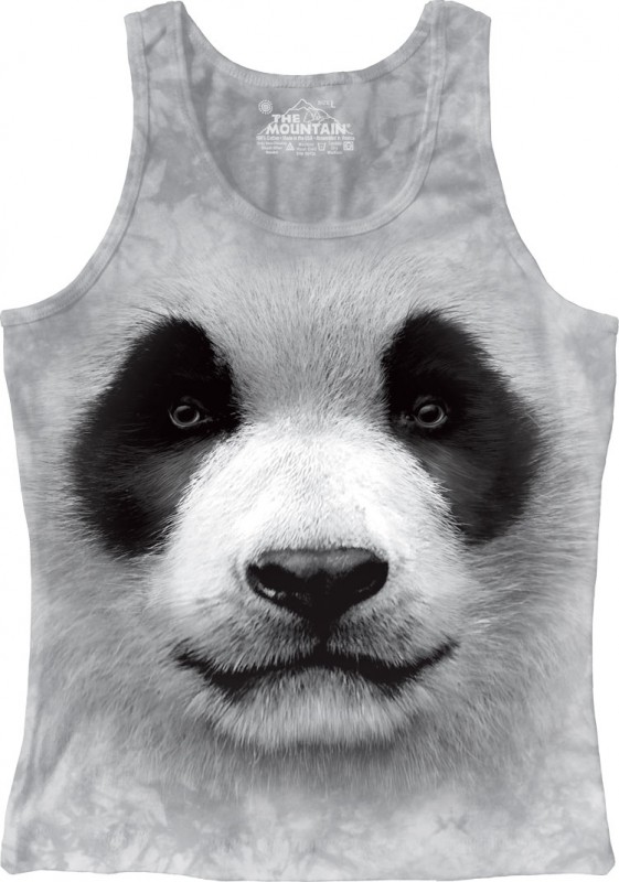 Big Face Panda Women's Tank Top