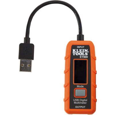 Klein Tools ET900 USB Digital Meter; USB-A (Type A)
