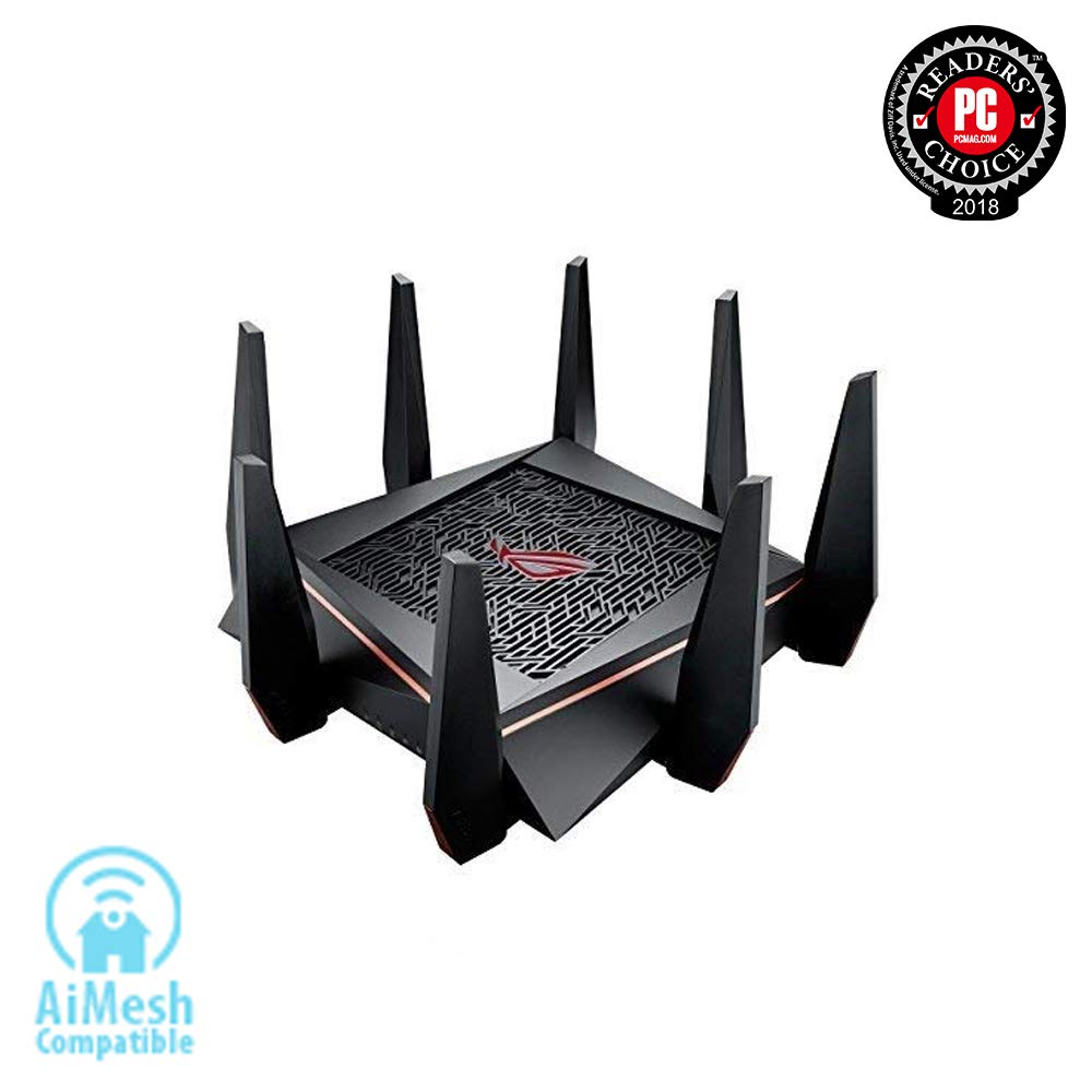 ASUS Gaming Router Tri-band WiFi para transmisión VR y 4K