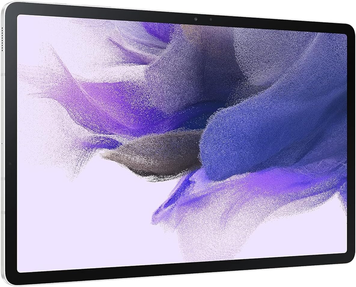 Samsung Electronics Galaxy Tab S7 FE 2021 Android Tablet, Pantalla de 12.4 Pulgadas, WiFi, 64GB, S Pen Incluido, batería de Larga duración, Potente Rendimiento, Plateado místico.
