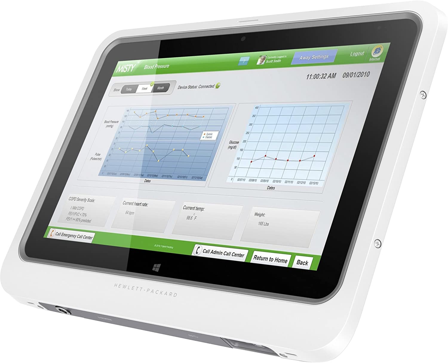 HP ElitePad 1000 G2 Rugged Healthcare Tablet L4A46UT 4GB 128GB SSD Win 8.1 Pro