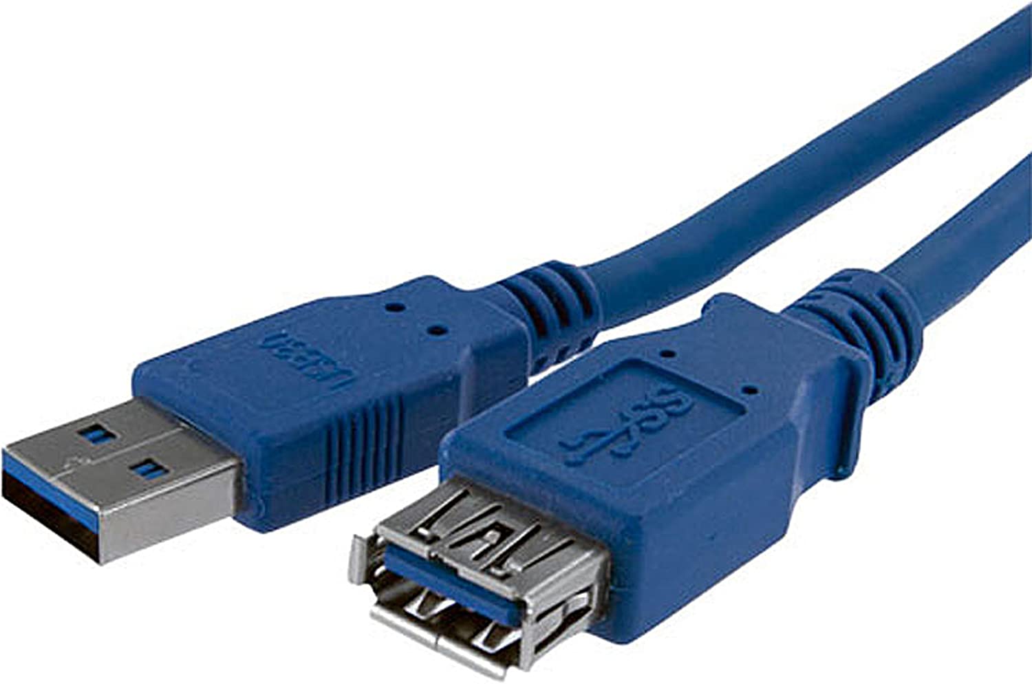 StarTech USB3SEXT1M Cable de Extensión USB3.0 SuperSpeed, Macho/Hembra, 1 m, 1 Metro, Azul