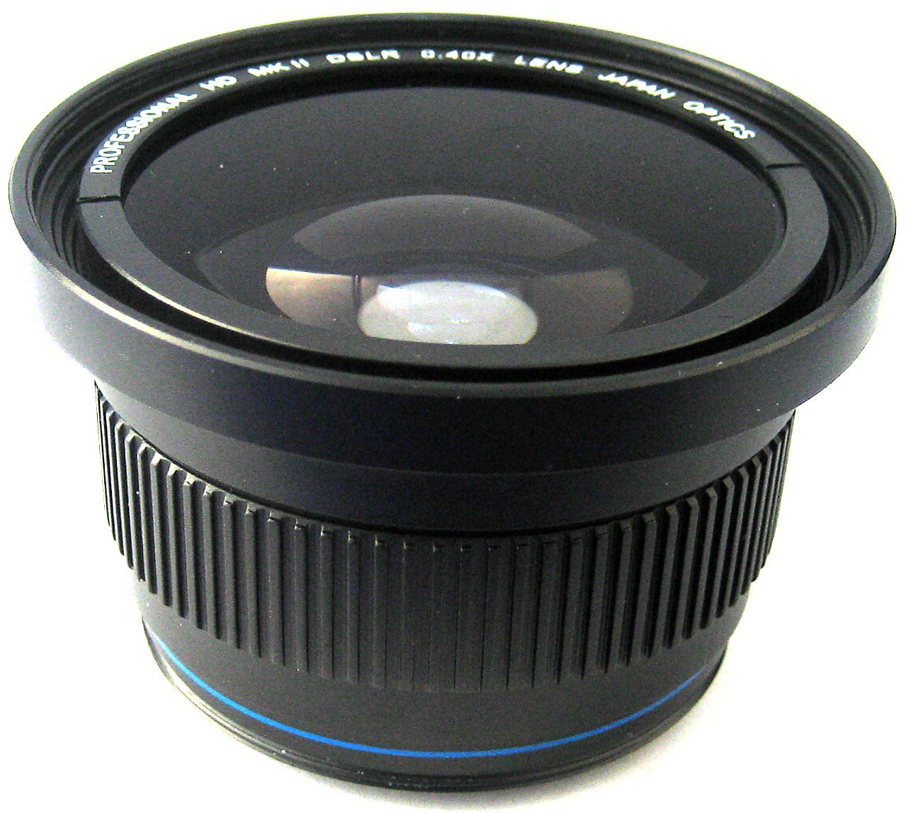 Zeikos ZE-3446F 46/49/52/58mm 0.40x high definition Fisheye lens with Macro attachment, includes lens pouch and cap covers
