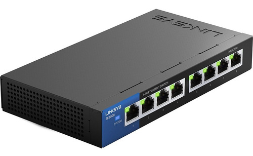 SWITCH LINKSYS LGS108P  ESCRITORIO 8 PUERTOS GIGABIT METALICO NO ADMINISTRABLE