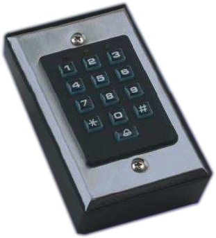 YLI YK368LB- TECLADO CONTROLADOR STANDALONE/ APERTURA DE PUERTA/ SOPORTA 250 CONTRASENAS/ 12VDC