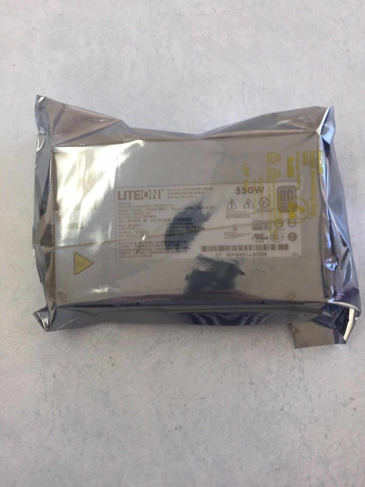 730941-B21,748949-001,766879-001 HP 550W G9 Power Supply Kit