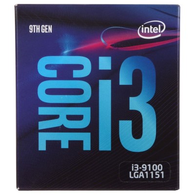 Procesador Intel Core i3-9100 3.60GHz, 4 nÃºcleos Socket 1151, 6 MB CachÃ©. Coffee Lake.