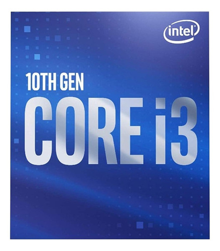 Intel Core i3-10100F, 4 Nucleos, 3.6 Ghz, 6MB Cache, LGA1200