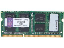 MEMORIA RAM KINGSTON VALUERAM DDR3L, 1600MHZ, 8GB, CL11, NON-ECC, SO-DIMM, 1.35V