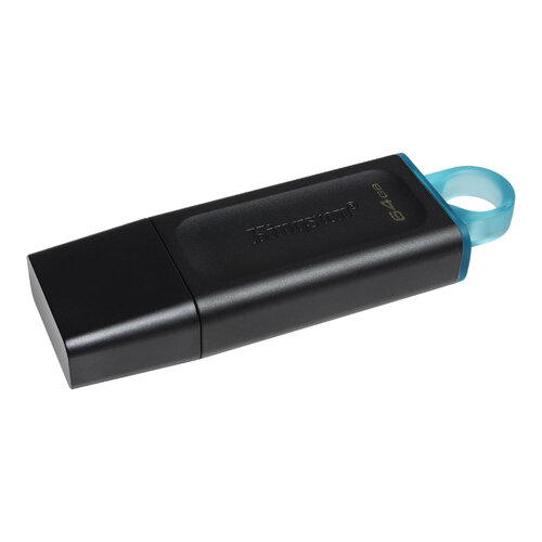Memoria USB Kingston Technology DTX/64GB , Negro/Azul 64GB 3.2