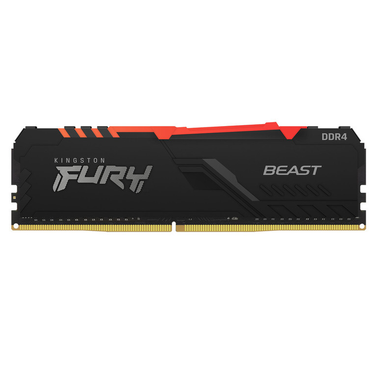MEMORIA RAM KINGSTON KF432C16BBA/8, 8GB, DDR4, 3200MHz, DIMM, RGB