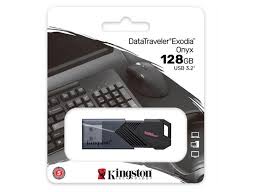 MEMORIA USB KINSGTON DATATRAVELER EXODIA ONYX, 128GB , USA-A, 3,2