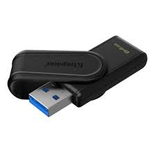 MEMORIA USB KINSGTON DATATRAVELER EXODIA  64 GB, 3,2 NEGRO