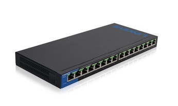 SWITCH LINKSYS LGS108P GIGABIT 16 PUERTOS 1000 MBPS NO ADMINISTRABLE