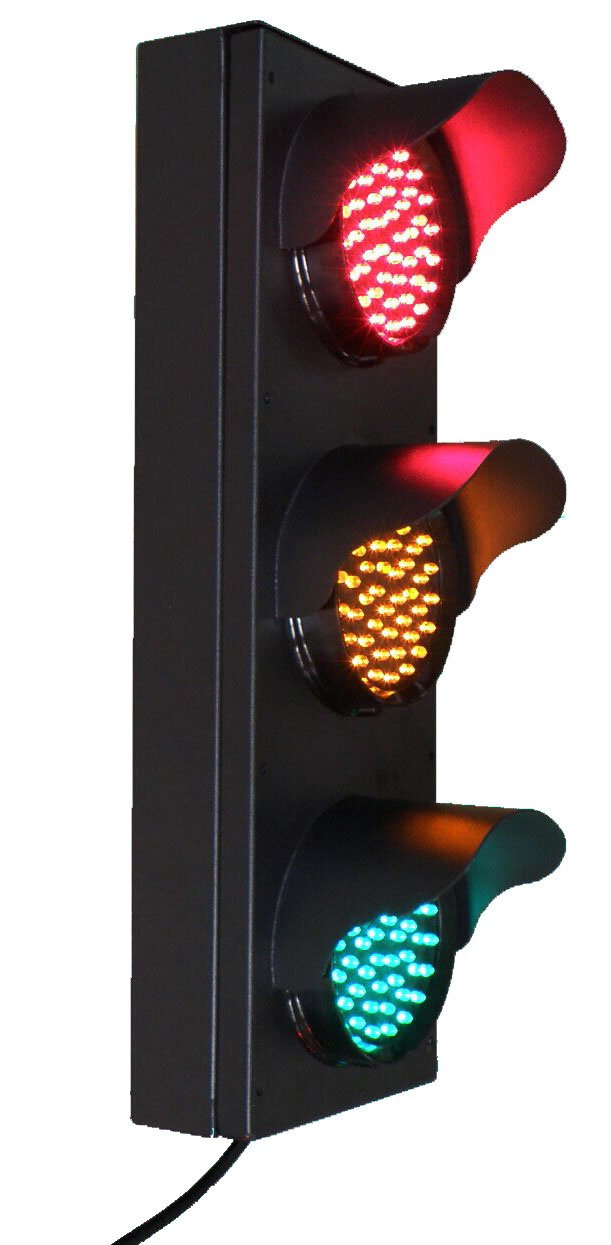 Luz de tráfico industrial LED de 4 pulgadas o bahía de muelle indicador de parada