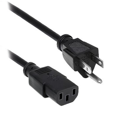 CABLE DE CORRIENTE CPU A PARED,18 AWG 4.5 MTS