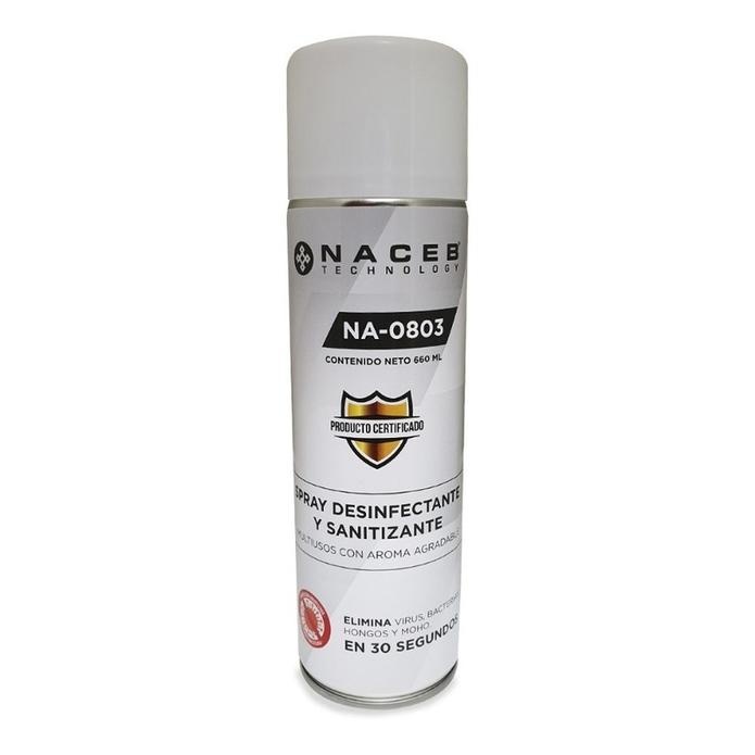 Naceb Technology Desinfectante en Aerosol, 660ml NA-0803