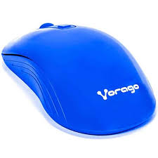 MOUSE VORAGO OPTICO MO-207, RF INALAMBRICO, 1600DPI, AZUL