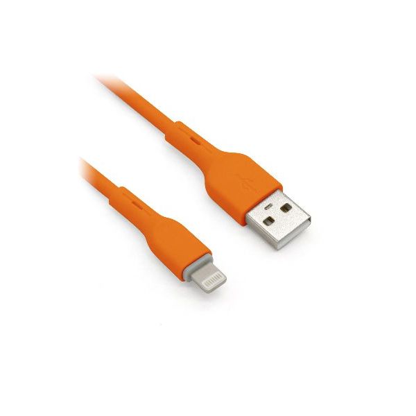 CABLE LIGHTNING BROBOTIX 963134 USB V2.0 LIGHTNING NARANJA 1M