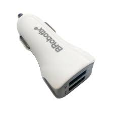 CARGADOR USB DUAL AUTO CC-306 5V3.1A BCO