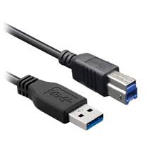 CABLE USB V3.0 TIPO "A" TIPO "B", 0.3M