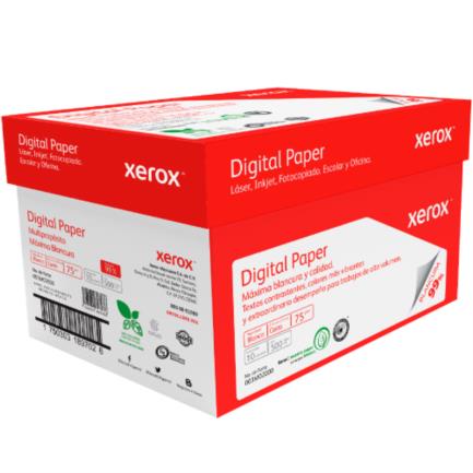CAJA DE PAPEL 5000 HOJAS XEROX  TAMAÑO CARTA 75% 99% BLANCURA